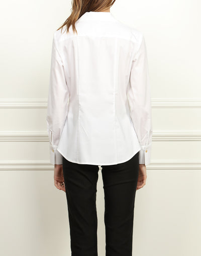 THE DONNA CLASSIC WING COLLAR WHITE SHIRT