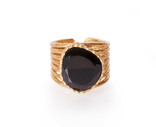 STACKABLE RING - BLACK ONYX
