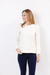 WINTER WHITE QUILTED PUFF SLEEVE TOP